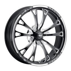 Wheel, V-Series, Aluminum, Polished, 17 in. x 4.5 in., 5 x 4.75 in. Bolt Circle, 2.250 in. Back Space