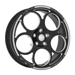 Wheels, Weld Magnum 2.0 Series,18x6, Forged Aluminum, Black, 5 x 120 mm. Lug Pattern, 2.70 in Backspacing, -20 mm Offset,Each