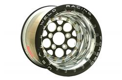 Wheel, Magnum Drag 2.0, Aluminum, Gloss Black, 16 in. x 16 in., 5 x 5.00 in. Bolt Circle, 5.00 in. Backspace