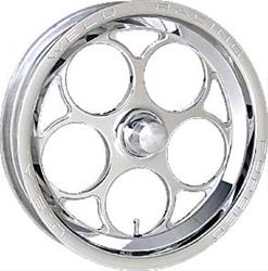 Wheel, Magnum Drag 2.0, Aluminum, Polished, 17 in. x 4.5 in., 5 x 4.75 in. Bolt Circle, 2.25 in. Back Space