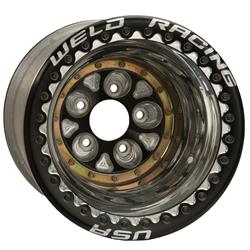 Wheel, Magnum Pro, Aluminum, Polished, 16 in. x 16.0 in., 5 x 5.00 in. Bolt Circle, 5.00 in. Back Space