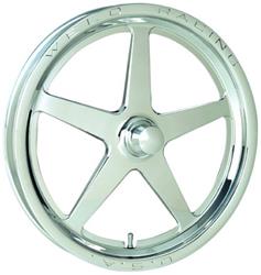 Wheel, AlumaStar 2.0, Aluminum, Polished, 15 in. x 3.5 in., Strange Spindle Mount, 1.75 in. Back Space