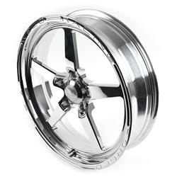 Wheel, AlumaStar 2.0, Aluminum, Polished, 17 in. x 4.5 in., 5 x 4.50 in. Bolt Circle, 2.25 in. Back Space