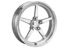 Wheel, AlumaStar 2.0, Aluminum, Polished, 17 in. x 4.5 in., 5 x 4.75 in. Bolt Circle, 2.25 in. Back Space