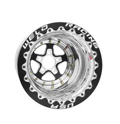 The choice of many racers, Weld Racing AlumaStar 2.0 polished beadlock wheels are a 2-piece design with...