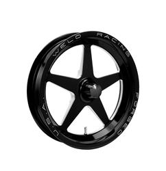 Wheel, AlumaStar 2.0, Aluminum, Matte Black, 15 in. x 3.5 in., Strange Spindle Mount, 1.75 in. Back Space