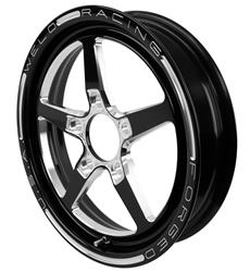 Wheel, AlumaStar 2.0, Aluminum, Matte Black, 15 in. x 3.5 in., 5 x 4.75 in. Bolt Circle, 2.25 in. Back Space