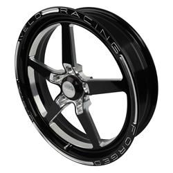 Wheel, AlumaStar 2.0, Aluminum, Matte Black, 17 in. x 4.50 in., 5 x 4.50 in. Bolt Circle, 2.25 in. Back Space