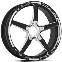 Wheels, AlumaStar 2.0, Aluminum, Matte Black, 18 in. x 6.00 in., 5 x 120mm Bolt Circle, 2.70 in. Backspacing, Each