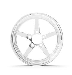 Wheels, 17X3.5'' Pol Alumastar 1-Pc Strange Spndl Mt 1.75''BS