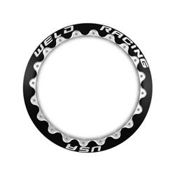 Beadlock Ring, Aluminum, Black Anodized, 15 in., Each