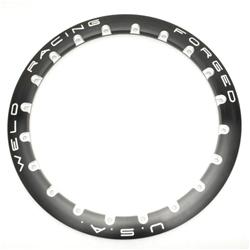 Beadlock Ring, Aluminum, Black, 15 in. Diameter, Designed To Fit Mickey Thompson Drag Race Tires Only, Each