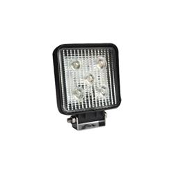 Auxiliary Light, Work Utility, LED Spot, Square, White Bulb, Clear Lens, 9-30 V, 15 watts, Each