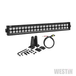 Light Bar, B-Force LED, Spot/Flood, Rectangular, White Bulb, Clear Lens, Black Diamond Plate Faceplate, 120 watts, 9-30 V, 20 in. Length, Each