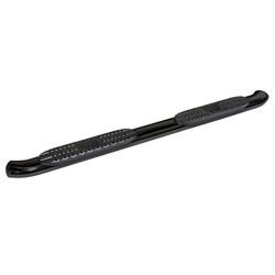Step Bars, Nerf Bars, Pro Traxx Oval, Steel, Black Powdercoated, 4 in. Diameter, Jeep, Pair