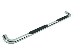 Step Bars, Nerf Bars, Platinum Series, Stainless Steel, Polished, 4 in. Diameter, Chevy, GMC, Pair