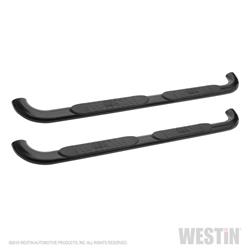 Step Bars, Nerf Bars, Platinum Series, Oval, Steel, Black Powdercoated, 4 in. Diameter, Ram, Pair