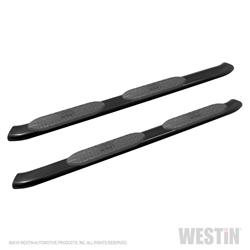 Step Bars, Nerf Bars, Pro Traxx, 5 in. Oval, Steel, Black Powdercoated, Jeep, 4-Door, Pair