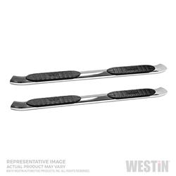 Step Bars, Nerf Bars, Pro Traxx 5, Stainless Steel, Polished, Chevy, GMC, Pair