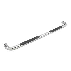 Step Bars, Nerf Bars, E-Series, Stainless Steel, Polished, 3 in. Diameter, Chevy, GMC, Pair