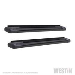 Running Boards, SG6 LED, Aluminum, Black, 86 in. Length, Brackets Required, Chevy, Ford, GMC, Ram, Pair