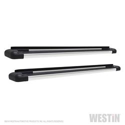 Running Boards, SG6 LED, Aluminum, Polished, 83 in. Length, Brackets Required, for use on Honda®, Dodge, Ram, Pair