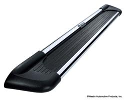 Running Boards, Sure-Grip, Aluminum, Chrome, 72 in. Length, Pair