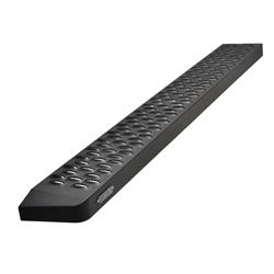 Running Boards, Grate Steps, Rear, 54 in. Length, Steel, Black Powdercoated, Universal, Each