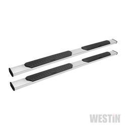 Step Bars, Nerf Bars, R5 Series, Steel, Black Powdercoated, 5 in. Diameter, Chevy, GMC, Pair