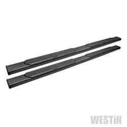 Step Bars, Nerf Bars, R5 Series, Steel, Black, 5 in. Diameter, Chevy, GMC, Pair