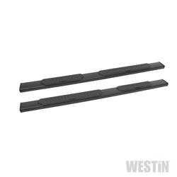 Step Bars, Nerf Bars, R5 Series, Steel, Black Powdercoated, 5 in. Diameter, for Nissan, Pair