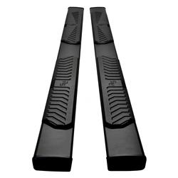 Step Bars, Nerf Bars, R5 M-Series Wheel-to-Wheel, Steel, Black, Dodge, Ram, Pair