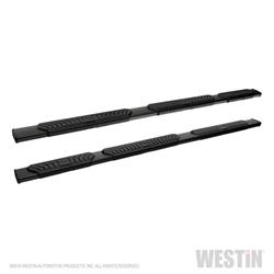 Step Bars, Nerf Bars, R5 M-Series Wheel-To-Wheel, Steel, Black Powdercoated, Ram, Pair