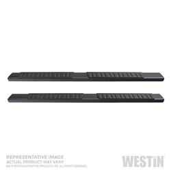 Step Bars, Nerf Bars, R7, Aluminum, Black, Chevy, GMC, Pair