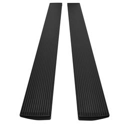 Power Running Boards, Pro-E, Aluminum, Black Textured, 6 in. Width, Double Cab,Toyota, Pair