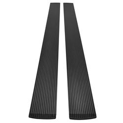 Power Running Boards, Pro-E, Aluminum, Black Textured, 6 in. Width, Quad Cab, Dodge, Ram, Pair