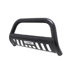 Grille Guard, E-Series Bull Bar, One-piece, Steel, Black Powdercoated, Ford, Each