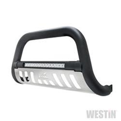 Grille Guard, Ultimate LED Bull Bar, One-piece, Steel, Black Powedercoated, Toyota, Each