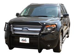 Grille Guard, Sportsman, One-piece, Steel, Black Powdercoated, Ford, Each