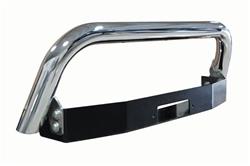 Light Bar, Winch Mount, 3-Tab, Stainless Steel, Polished, Ford, Each