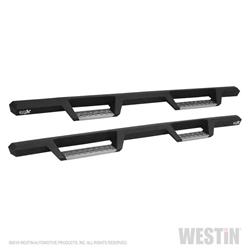 Nerf/Step Bar, HDX Drop Step, Stainless Steel, Black Textured, Chevrolet, GMC, Pair