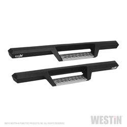 Nerf/Step Bar, HDX Drop Step, Stainless Steel, Black Textured, Jeep, Pair