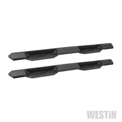 Step Bars, Nerf Bars, HDX Xtreme, Steel, Black Textured, 6 in. Diameter, Dodge, Ram, Pair