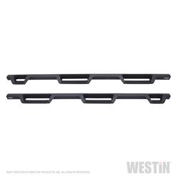 Step Bars, Nerf Bars, HDX Drop Steps, Steel, Black Textured, 6 in. Diameter, Ford, Pair