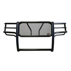 Grille Guard, HDX Heavy-Duty, One-piece, Steel, Black Powdercoated, Headlight Guards, Dodge, Each