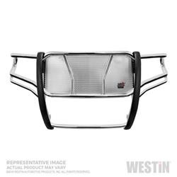 Grille Guard, HDX Heavy-Duty, One-piece, Stainless Steel, Polished, Headlight Guards, Ram, Each