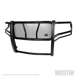 Grille Guard, HDX Heavy-Duty, One-piece, Steel, Black Powdercoated, Headlight Guards, Ram, Each