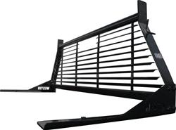 Window Guard, HDX Headache Rack, Bed Rail Mounting Style, Steel, Black Powdercoated, Dodge, Ram, Kit