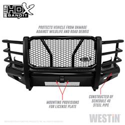 Bumper, HDX Bandit, Fabricated, Steel, Black Textured Powdercoated, Chevrolet, Each