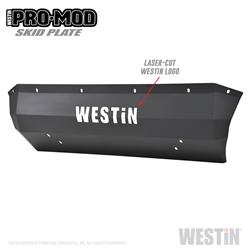 Skid Plate, Front Bumper Location, Bolt-on, Steel, Black Textured Powdercoated, Ford, Each